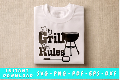 My Grill My Rules SVG