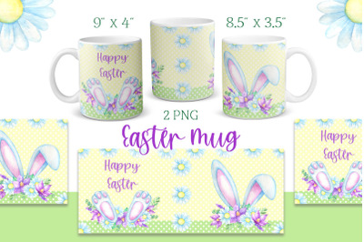 Happy Easter Mug Sublimation | Mug design png