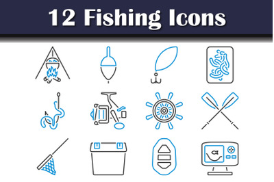 Fishing Icon Set