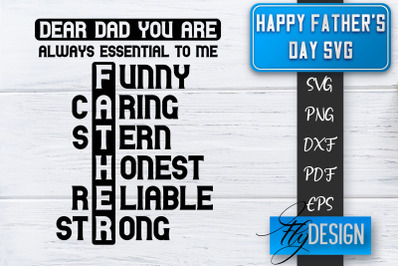 Father&#039;s Day SVG  | Daddy SVG | Best Dad Ever SVG