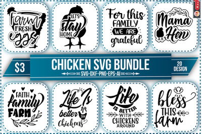 Chicken SVG Bundle