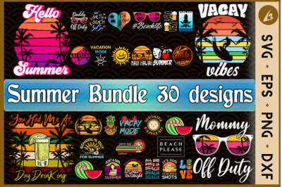 Summer Bundle SVG 30 designs