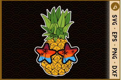 Sunglasses Pineapple Summer Vacation