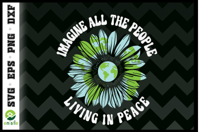 Imagine all the people living in peace