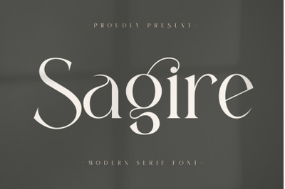 Sagire Typeface