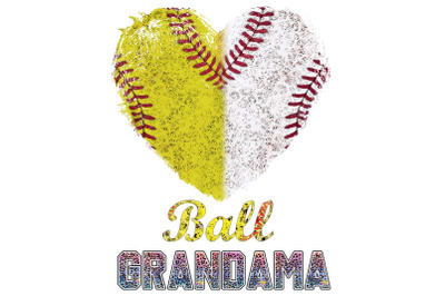 Ball Grandma Softball Sublimation