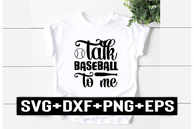 talk baseball to me