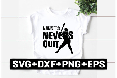 winners nevers quit