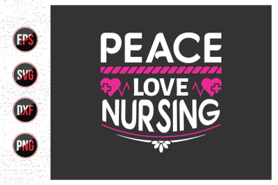 Nurse typographic lettering quotes design vector.