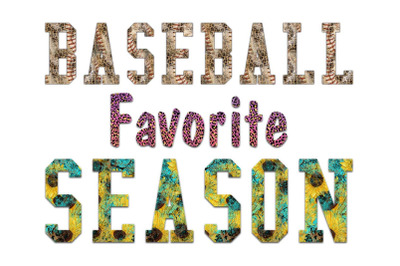 Baseball Favorite Season Sublimation