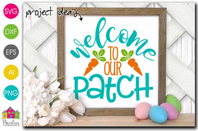 Welcome to our Patch Easter SVG | Easter Sign SVG