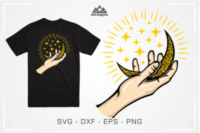 The Magic Hand Svg Design
