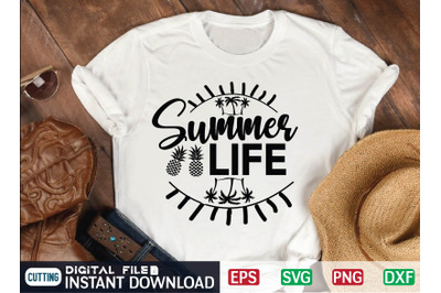 Summer Life SVG Cut file&2C; summer file&2C; summer cut file&2C; beach Cut File