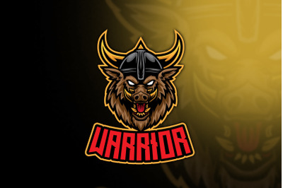 Wild Boar Warrior Esport Logo