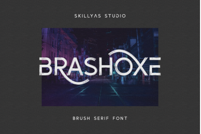 Brashoxe a Cool Display Font
