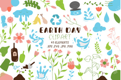 Earth Day Clipart Bundle