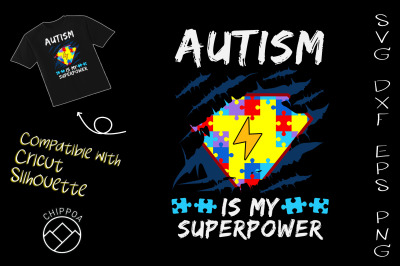 Autism is My Super Power Superhero