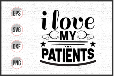 Nurse typographic lettering quotes design vector.