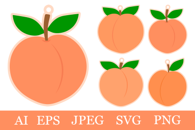 Peach Gift Tags template. Peach Gift tags printable