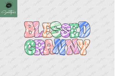 Blessed Granny Sublimation Mother&#039;s Day