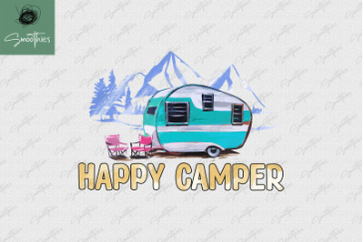 Happy Camper Camping Sublimation