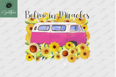 Believe In Miracles Tshirt Design