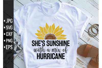 shes sunshine with a mix of hurricane