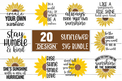 Sunflower Svg Bundle