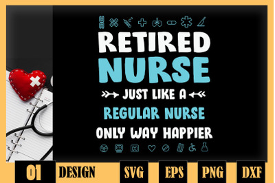 Retired Nurse Happier