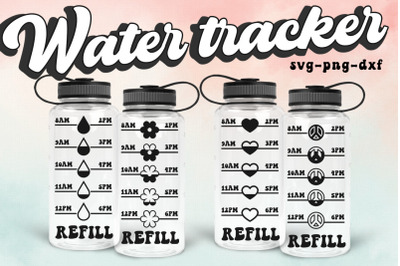 Water Tracker SVG | Water Measurements Bundle