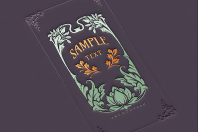 Elegant vintage label flourish ornaments SVG