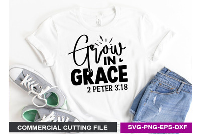 Grow in Grace- SVG