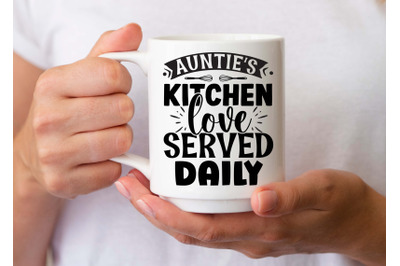 Auntie&#039;s kitchen love served daily-SVG