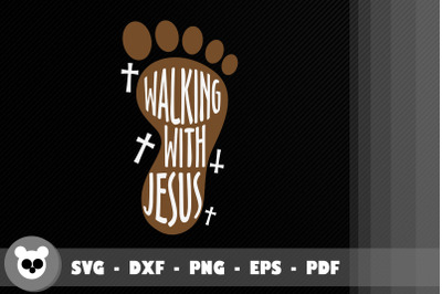 Funny Design Walking With Jesus