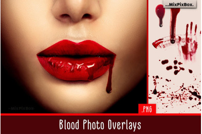 Blood Photo Overlays