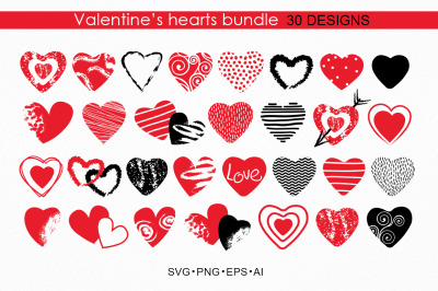 Valentine&#039;s Hearts Bundle