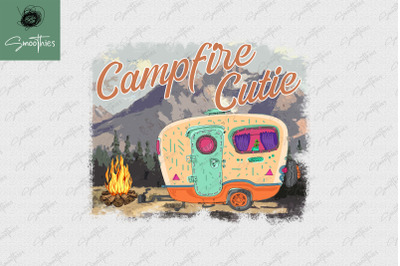 Campfire Cutie Sublimation Camping Lover