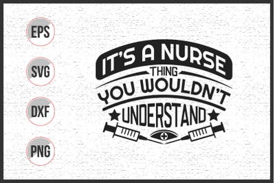 Nursing typographic slogan design vector.