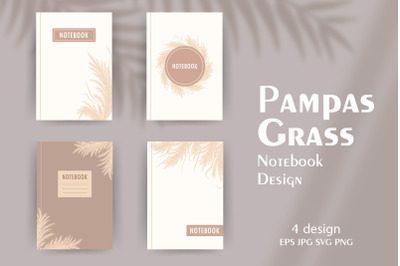 Pampas grass - Notebook design collection