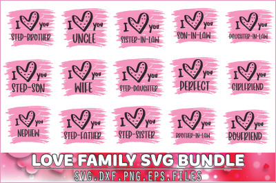 Love Family Sublimation Bundle