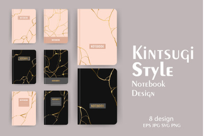 Kintsugi style - Notebook design collection