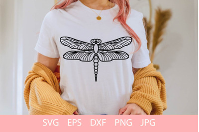 Dragonfly SVG Cut File