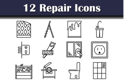 Repair Icon Set