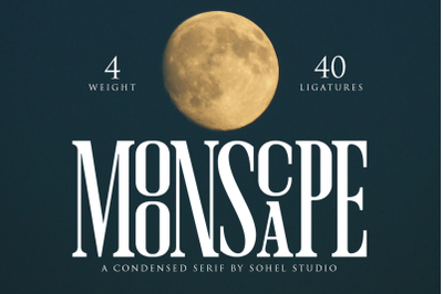 Moonscape | Serif Ligature