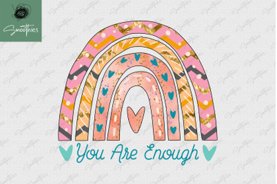 Jesus You Are Enough Rainbow PNG