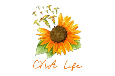 CNA Life Sunflower Sublimation