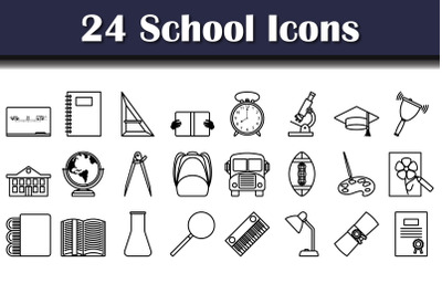 School Icon Set