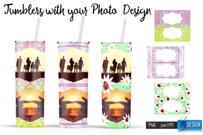 Photo Tumbler Template | Sublimation Tumblers