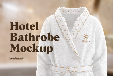 Hotel Bathrobe Mockup