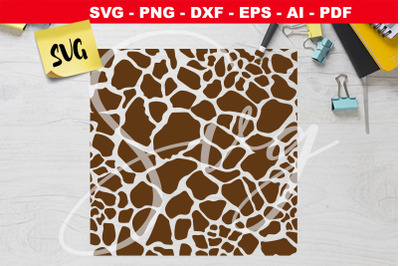 Giraffe print SVG animal pattern svg